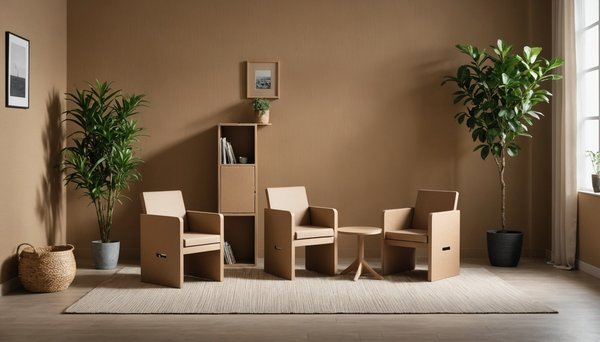 Le meuble en carton : personnalisez votre intérieur durablement